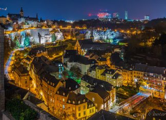 Khám phá Luxembourg – Đất nước đáng sống nhất Châu Âu Thủ đô Luxembourg xinh đẹp vào buổi đêm